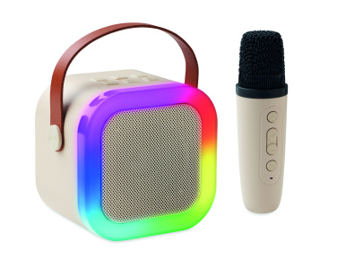 Logo trade business gifts image of: Karaoke set speaker