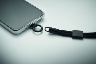 Logo trade promotional merchandise image of: RPET phone wrist cord