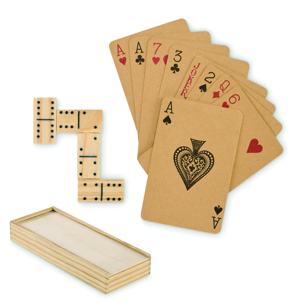 Logotrade promotional products photo of: Domino and cards set