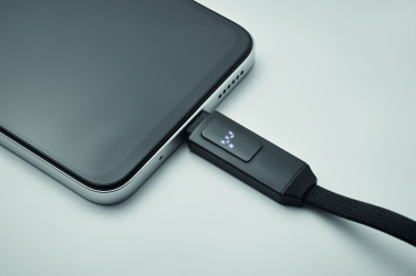 Logo trade corporate gift photo of: 60W charging cable keyring