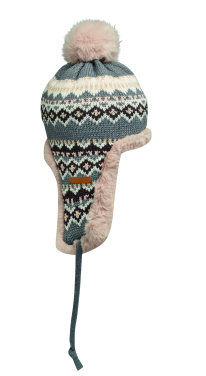 Logo trade promotional merchandise image of: Knitted beanie with ear flap