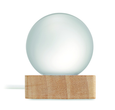 Logo trade promotional gift photo of: LED glass ball