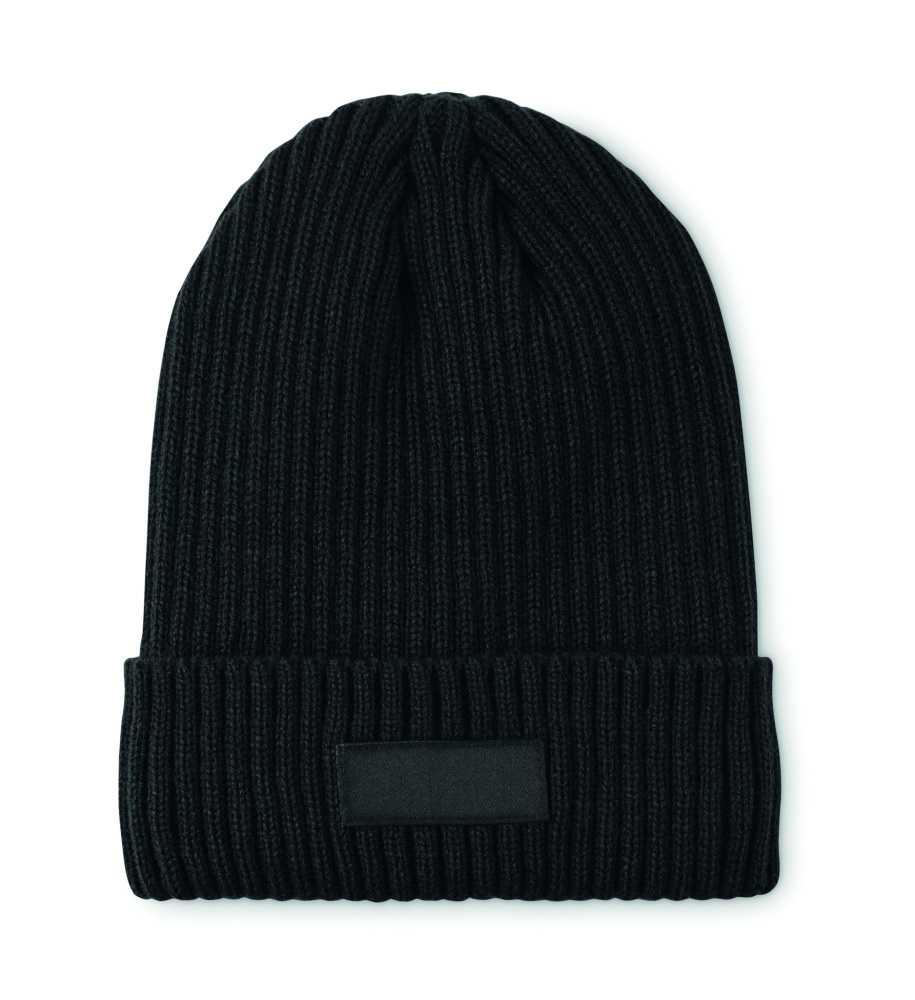 Logo trade business gifts image of: 3M knitted beanie with cuff