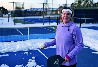 Logo trade promotional merchandise photo of: Pickle ball paddle set