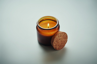 Logo trade promotional merchandise image of: Plant based wax candle 70 gr