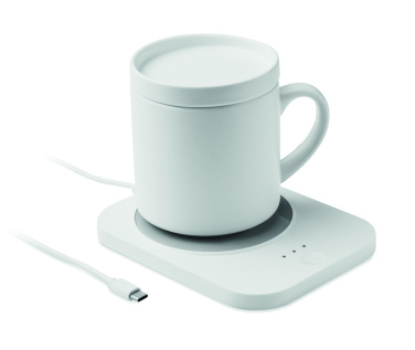 Logotrade promotional products photo of: Wireless charger mug warmer set