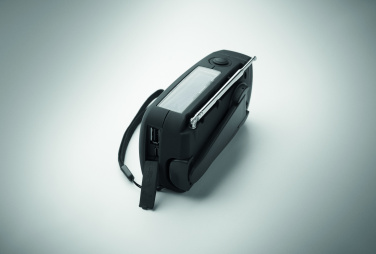 Logo trade promotional gifts picture of: Portable radio with LED torch