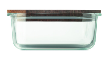 Logo trade promotional giveaway photo of: Glass lunch box 800ml