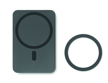 Logotrade promotional products photo of: Magnetic wireless charger 15W powerbank 5000 mAh