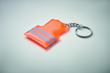 Logo trade corporate gift photo of: Key ring with reflecting vest Jekabpils