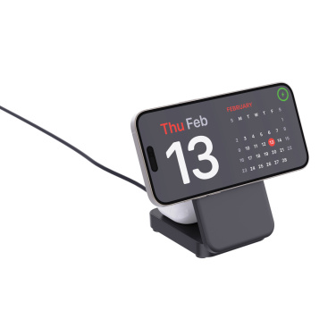 Logotrade promotional products photo of: Urban Vitamin Arcadia RCS rplastic 15W 3in1 magnetic charger