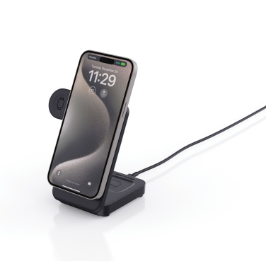 Logotrade promotional merchandise picture of: Urban Vitamin Arcadia RCS rplastic 15W 3in1 magnetic charger