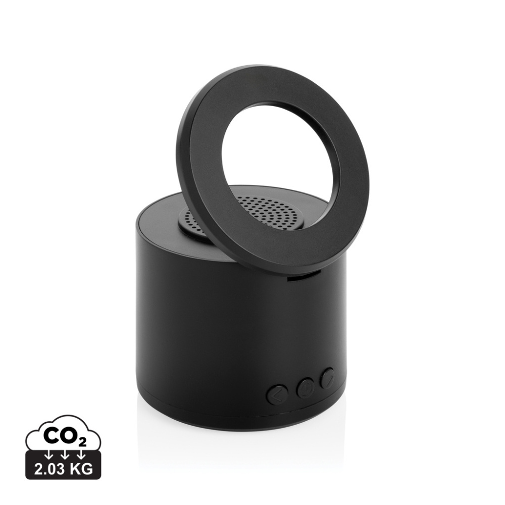 Logotrade promotional merchandise image of: Magpulse RCS recycled plastic 3W speaker w/magnetic holder