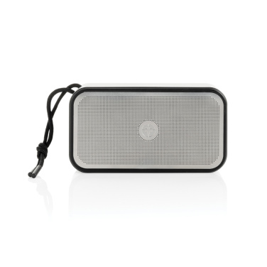 Logo trade promotional gift photo of: Swiss Peak RCS recycled aluminium 10W bass speaker
