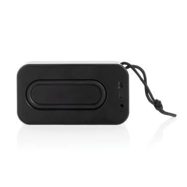 Logo trade promotional merchandise photo of: Swiss Peak RCS recycled aluminium 10W bass speaker