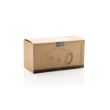 Logotrade promotional giveaway image of: Prisma RCS recycled plastic IPX 4 waterpoof 16W speaker