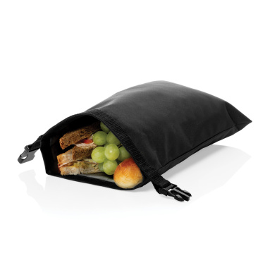 Logo trade promotional gifts picture of: Snackstrap AWARE™ RPET foldable lunchbag 30x20CM