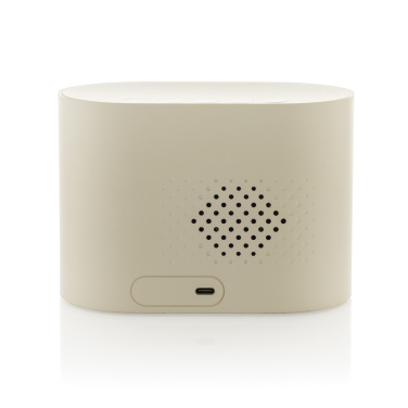 Logotrade corporate gifts photo of: LumaRise RCS reycled plastic white noise alarm clock