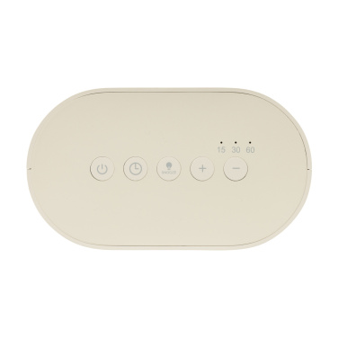 Logotrade corporate gifts photo of: LumaRise RCS reycled plastic white noise alarm clock