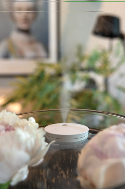 Logotrade advertising product picture of: Breevia RCS rplasic re-chargeable floating humidifier