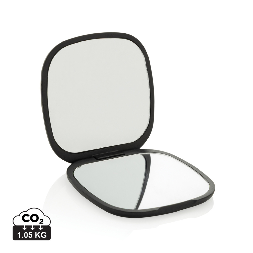 Logotrade promotional product image of: Reflecta RCS recycled plastic make-up mirror