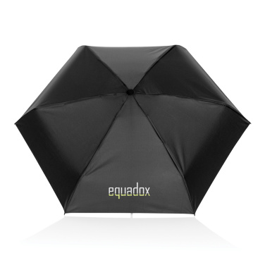 Logotrade advertising product image of: 19.5" Aware™ RPET super mini manual 190T Pongee umbrella