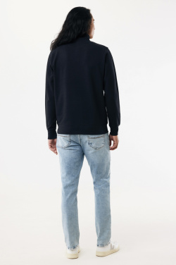 Logotrade corporate gifts photo of: IQONIQ Elgon recycled cotton quarter zip sweater