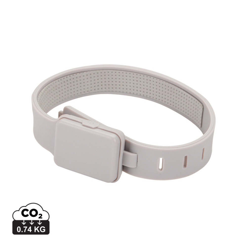 Logo trade promotional merchandise image of: Lumi Sprint RCS rplastic LED re-chargeable running light