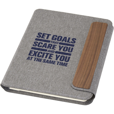 Logotrade promotional giveaways photo of: Andean A5 RCS recycled portfolio 