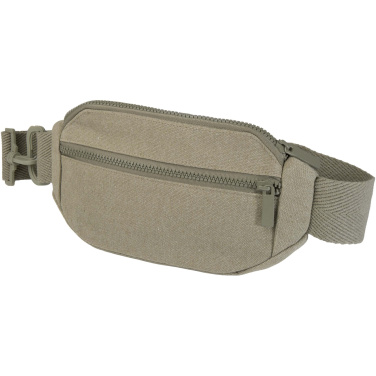 Logo trade business gifts image of: Crescent 500 g/m² Aware™ recycled crossbody bag