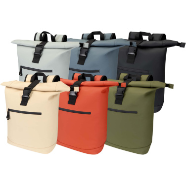Logotrade promotional giveaways photo of: Resi Plus 15" GRS recycled roll-top backpack 18L