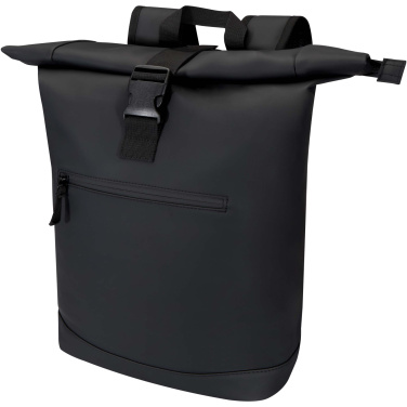 Logotrade corporate gift image of: Resi Plus 15" GRS recycled roll-top backpack 18L