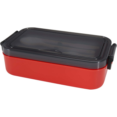 Logo trade promotional merchandise photo of: Snappy lunch box and cutlery set