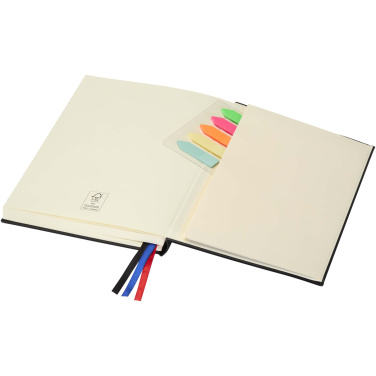 Logo trade promotional items image of: Alder A5 hard cover notebook