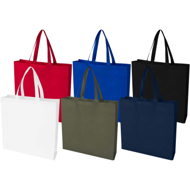 Logotrade advertising products photo of: EcoSeal GRS recycled nonwoven gusset tote bag 12L