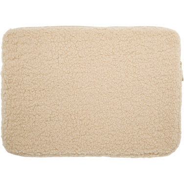 Logotrade promotional items photo of: Bear 13" GRS recycled sherpa laptop sleeve 2L