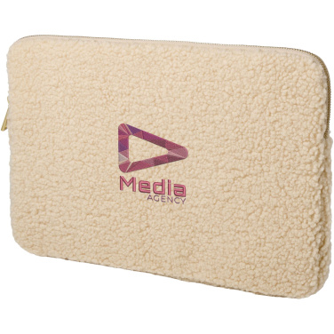 Logo trade corporate gifts image of: Bear 13" GRS recycled sherpa laptop sleeve 2L