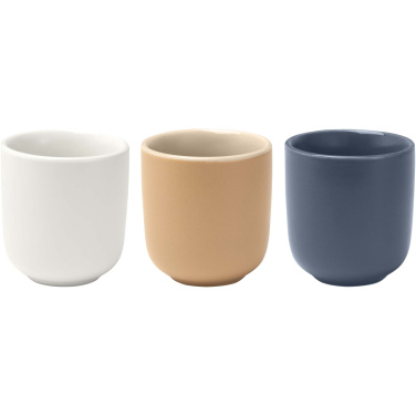 Logo trade promotional product photo of: Male 90 ml ceramic espresso cups - set of 2