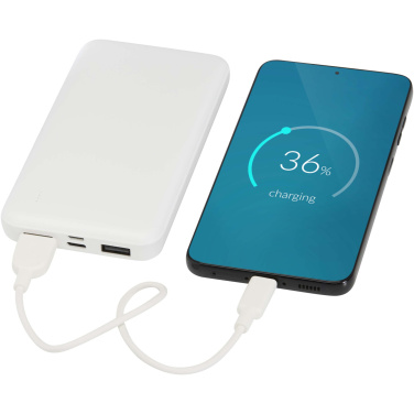 Logo trade promotional merchandise picture of: Intan 10.000 mAh 10W recycled plastic power bank