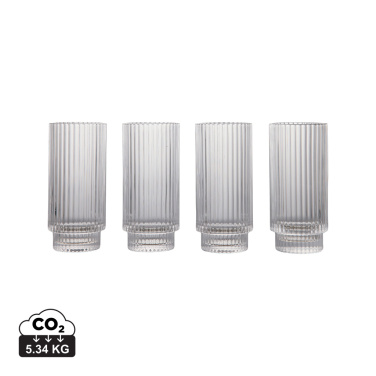 Logo trade promotional merchandise picture of: VINGA York highball, 4 pcs set