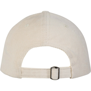 Logo trade corporate gift photo of: Hutton 6 panel recycled corduroy cap
