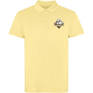 Logo trade advertising products image of: Cobain short sleeve unisex polo 