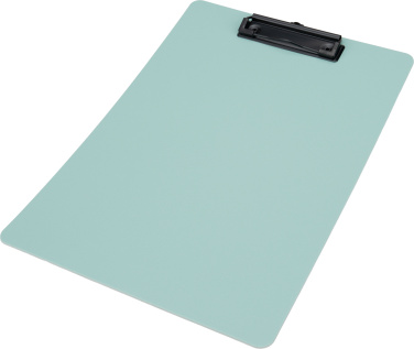 Logo trade promotional giveaways image of: Writing pad with clip