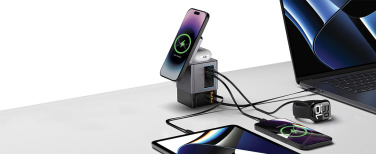 Logo trade promotional giveaways picture of: Urban Vitamin Sacramento 105W GAN charger+retractable cables