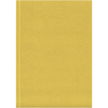 Logo trade promotional merchandise picture of: Novella Austen A5 metallic soft cover notebook - 100 sheets