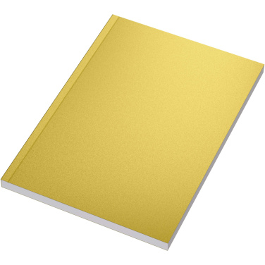 Logo trade promotional product photo of: Novella Austen A5 metallic soft cover notebook - 100 sheets