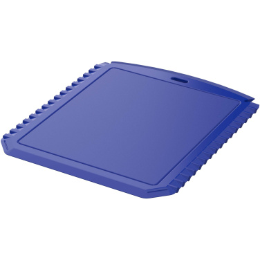 Logo trade promotional giveaways picture of: Thrym rectangular recycled plastic ice scraper
