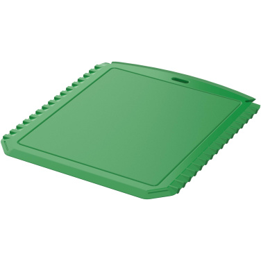 Logo trade promotional merchandise picture of: Thrym rectangular recycled plastic ice scraper