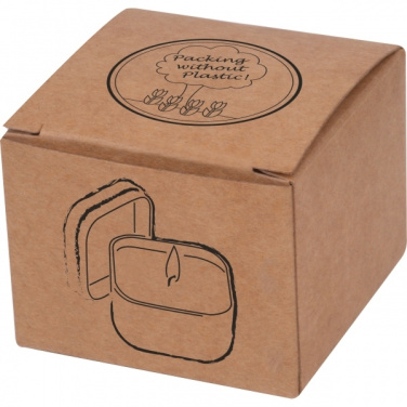 Logotrade promotional item image of: Candle in tin PRAGUE