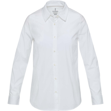 Logo trade promotional giveaway photo of: Carnelian poplin women's shirt